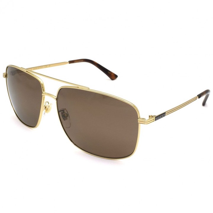 Gucci Sunglasses Man Gold GG0836SK-002