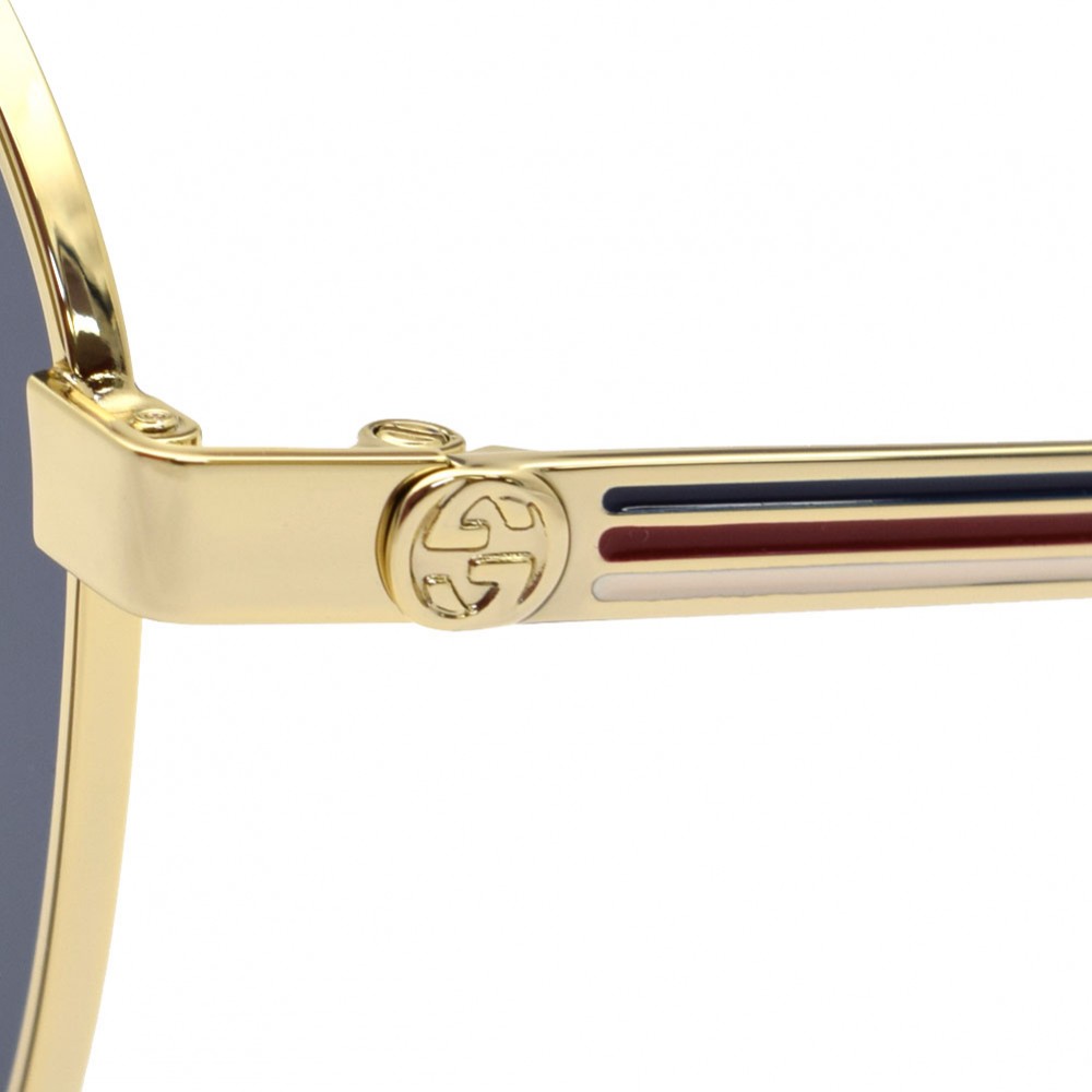 Gucci Sunglasses Woman Gold GG0853SK-002 | Sakurawatches.com