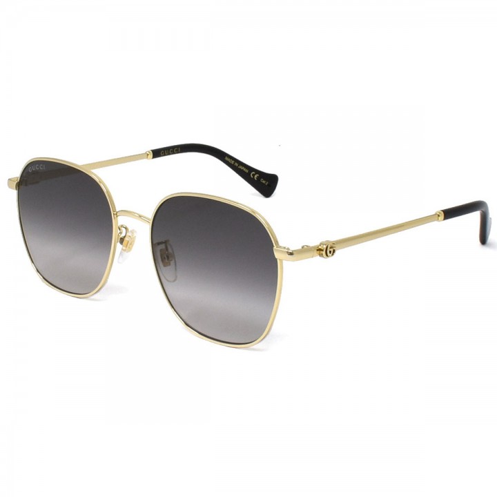 Gucci Sunglasses Woman Gold GG1142SA-001