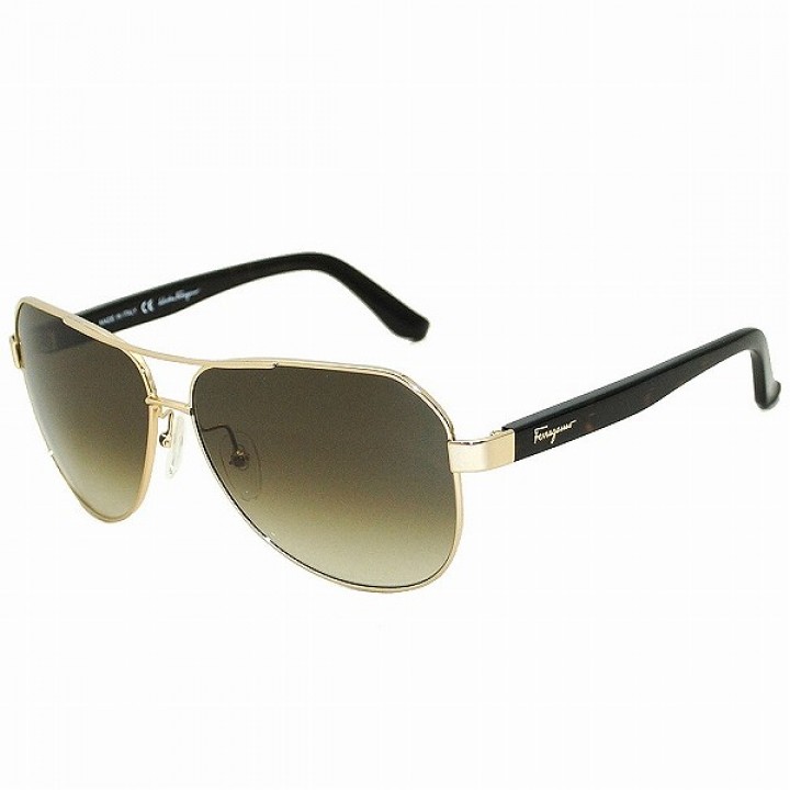 Salvatore Ferragamo Sunglasses Unisex Gold SF138SA-717