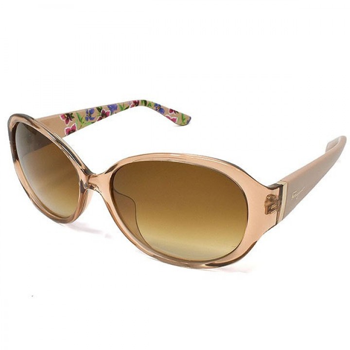 Salvatore Ferragamo Sunglasses Woman Crystal Nude SF683SA-290