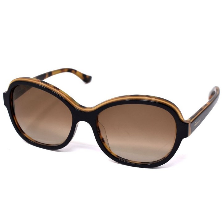 Salvatore Ferragamo Sunglasses Woman Black Tortoise SF745SA-006