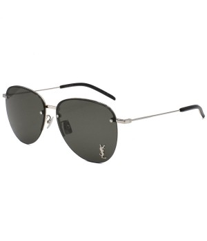 Saint Laurent Sunglasses Unisex Silver SL328KM-005