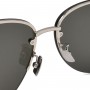 Saint Laurent Sunglasses Unisex Silver SL328KM-005