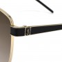 Saint Laurent Sunglasses Unisex Gold SLM67K-003