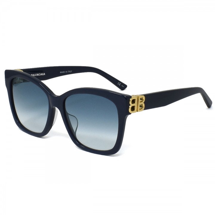 Balenciaga Sunglasses Woman Blue BB0102SA-005