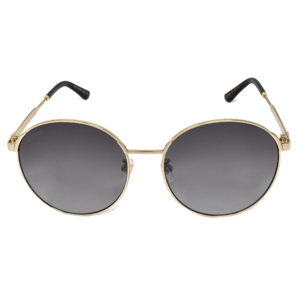 Gucci Sunglasses Woman Gold GG0206SK-001 | Sakurawatches.com