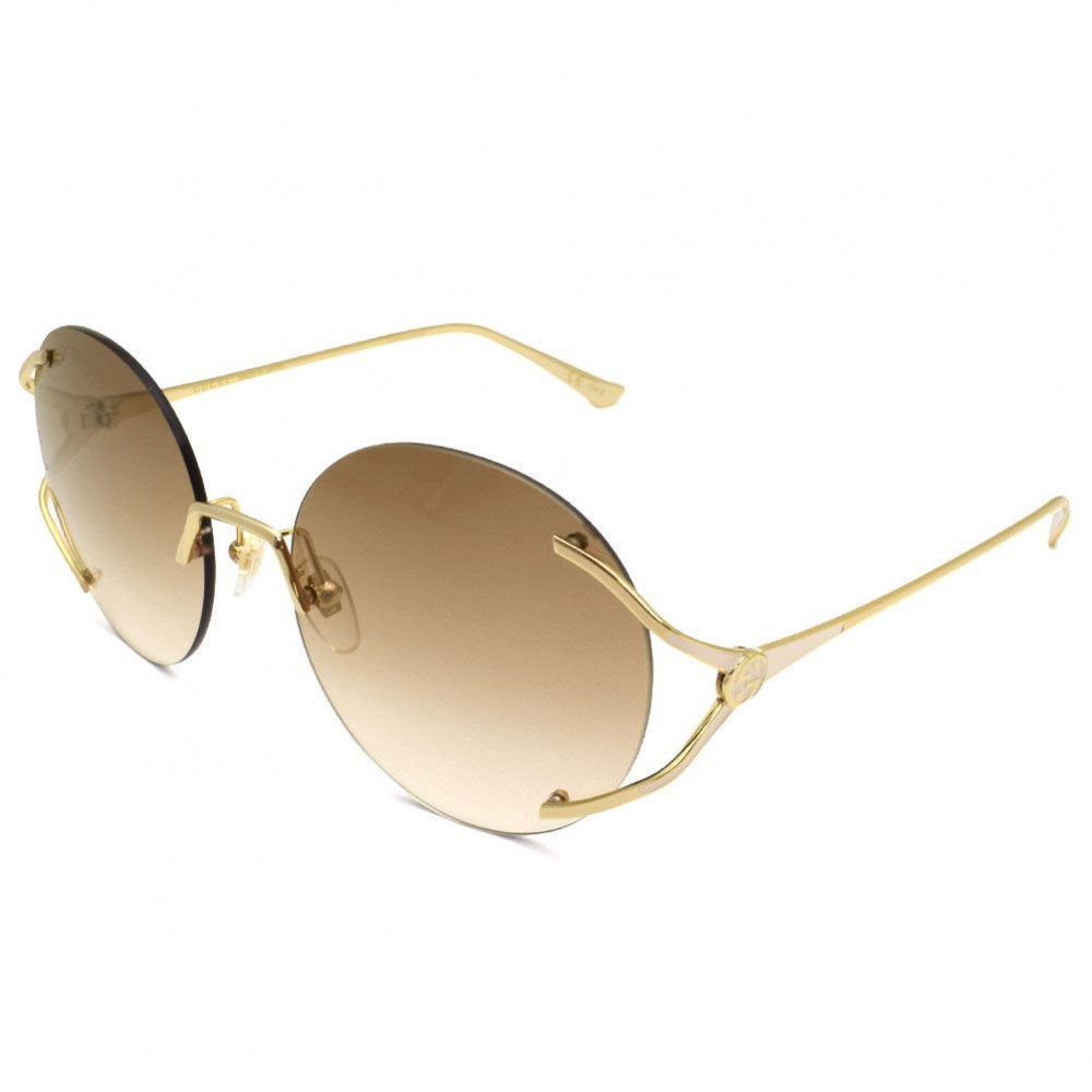 Gucci Sunglasses Woman Gold GG0645S-002