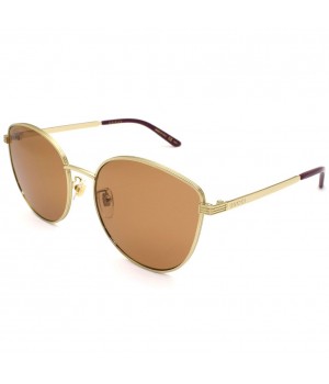 Gucci Sunglasses Woman Gold GG0807SA-002