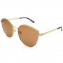 Gucci Sunglasses Woman Gold GG0807SA-002