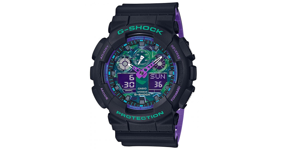 g shock ga 100 bl