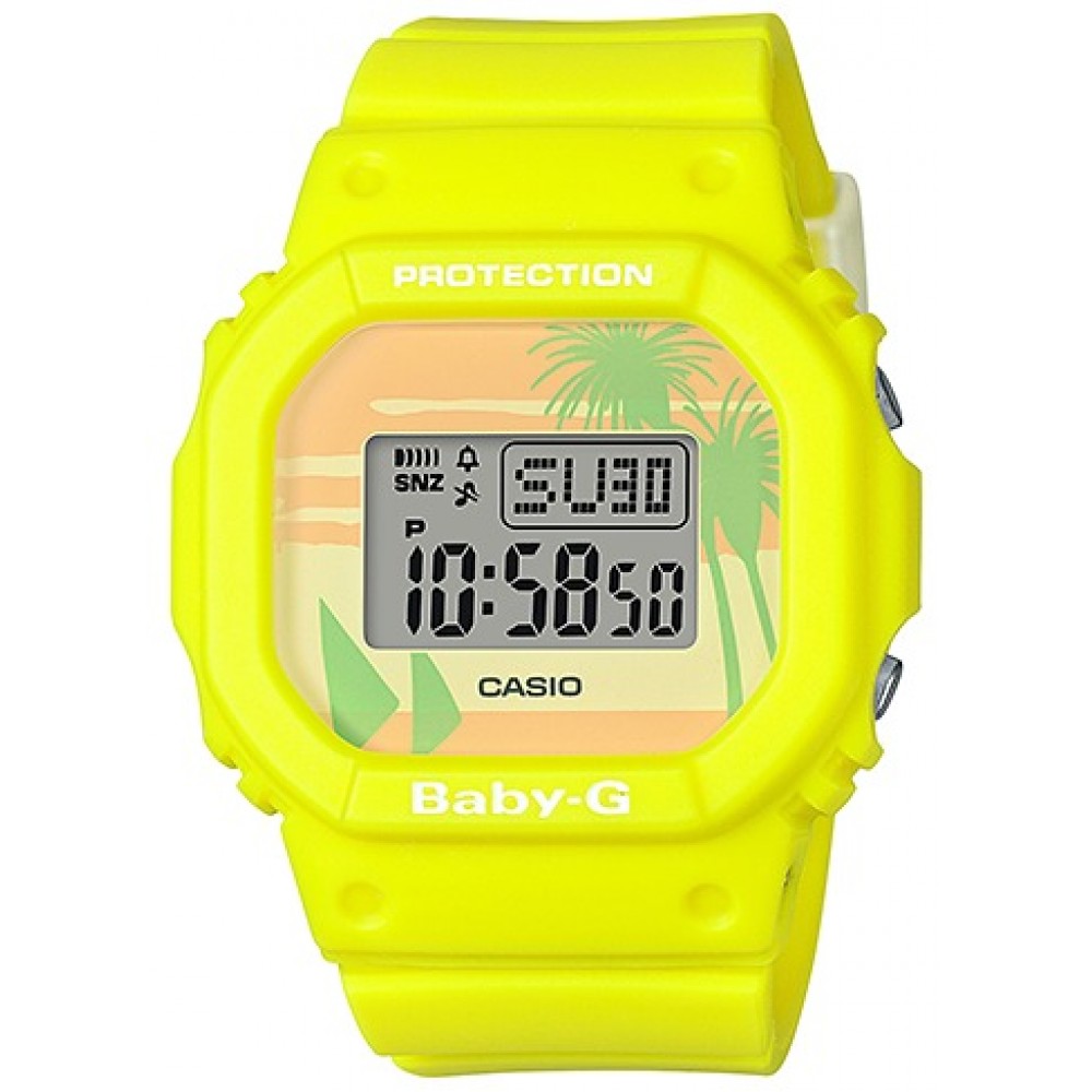 casio baby g yellow