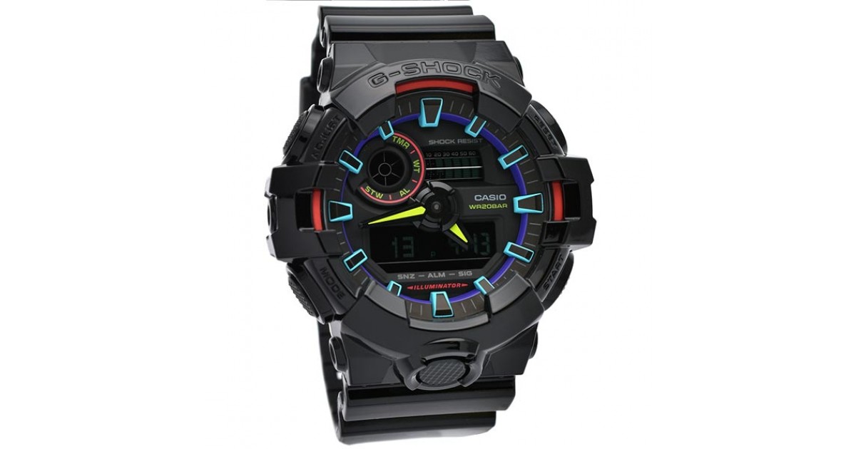 Casio G-Shock Analog-Digital Virtual Rainbow: Gamer's RGB series