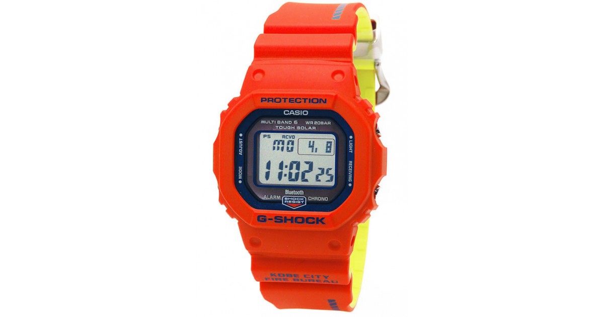 Casio G Shock Kobe shi Firefighting Station Rescue Team Collaboration Model GW B5600FB 4JR Sakurawatches