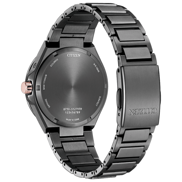 Citizen Attesa ACT Line Black Titanium ™ Series Triple CalendarMoon ...